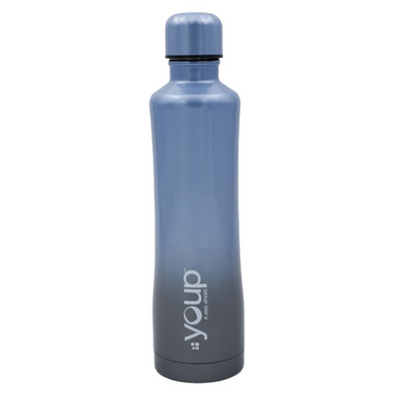 Youp Thermosteel Insulated Blue and Grey color Water Bottle - 500 ml