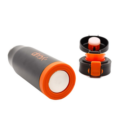 Youp Thermosteel Insulated Orange Color Water Bottle BLACKY - 600 ml