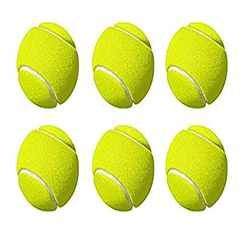 Neon Colored Cricket Tennis Balls (Set of 6)