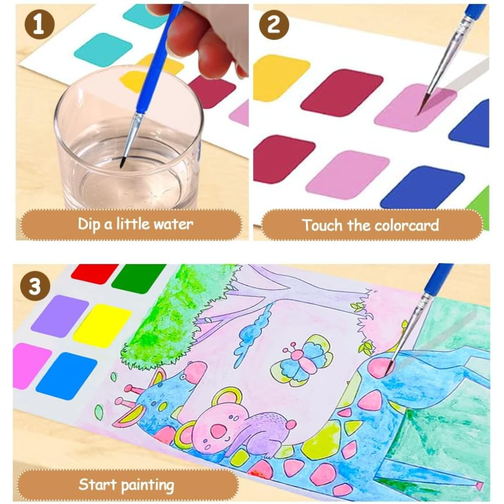 Water Coloring Books (3 pcs)