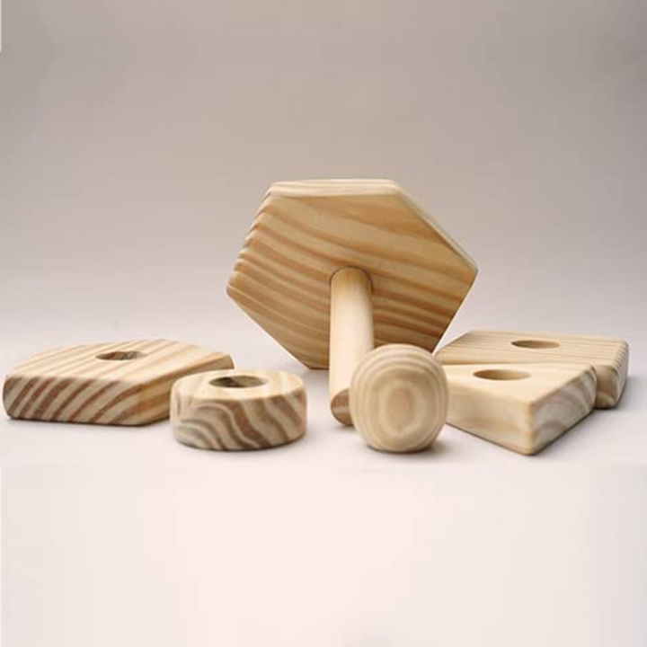 Shape Wooden Stacker Toys (1-2 Years)