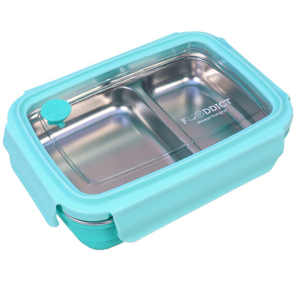 2 Compartment Slim Lunch Box (500ml)