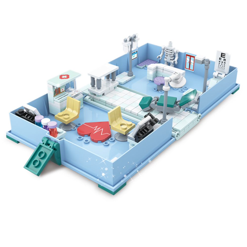 Buy 330 Pieces Building Blocks Set - Medical Laboratory Doctor Nurse (3 ...