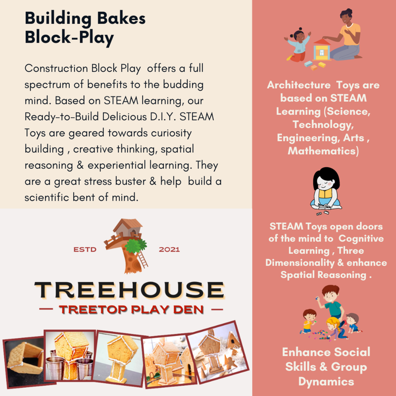 Tree-top Play Den Ready to Build Treehouse (House Cookie Kit) | COD Not Available