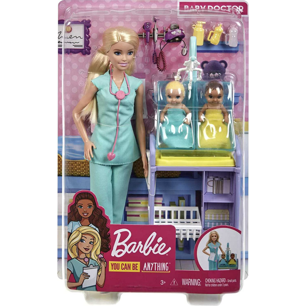 Buy Original Barbie Careers Doll Playset Baby Hospital Theme