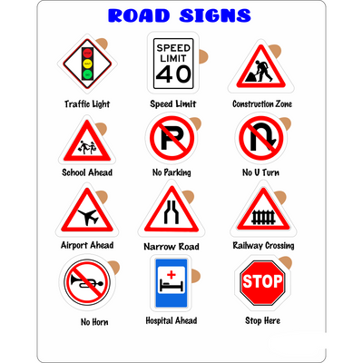 Educational Puzzle - Road Signs