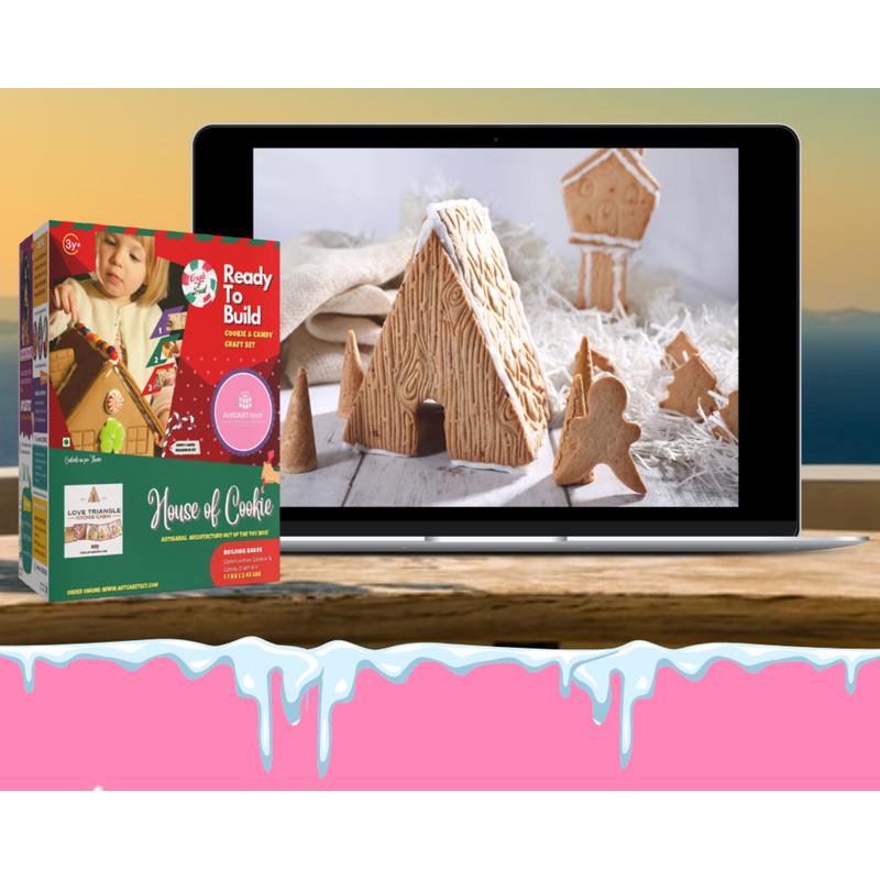 Love Triangle Cookie Cabin (House of Cookie Kit)