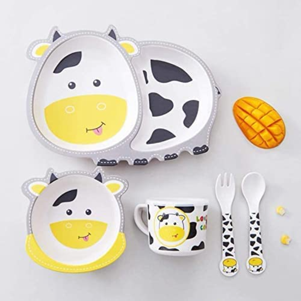 Bamboo Fiber (5 Piece Feeding Set)