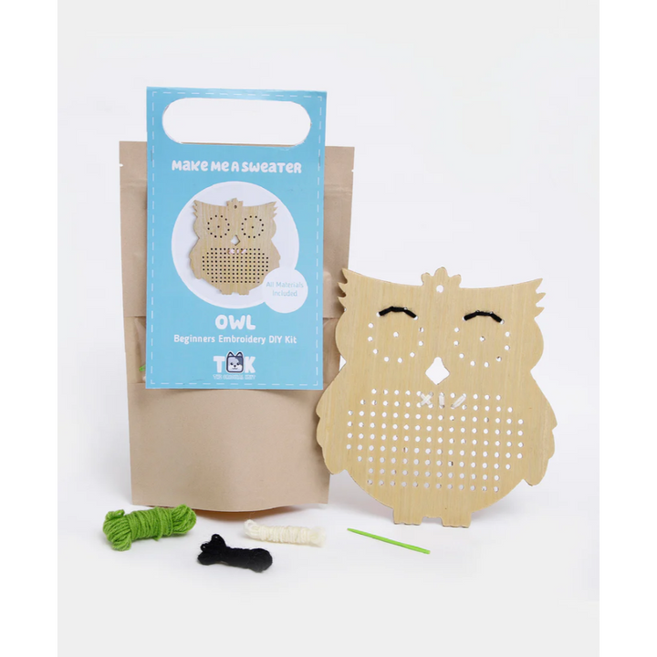 DIY Embroidery Kit for Beginners (Owl)