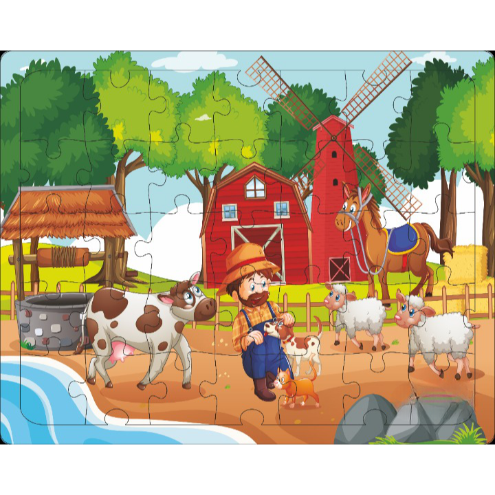 Picture Puzzle - Farmhouse