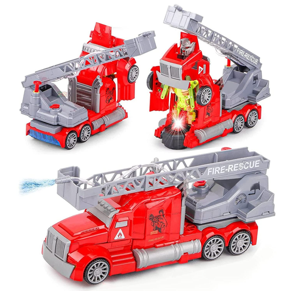 Deformation Fire Truck with Water Spray