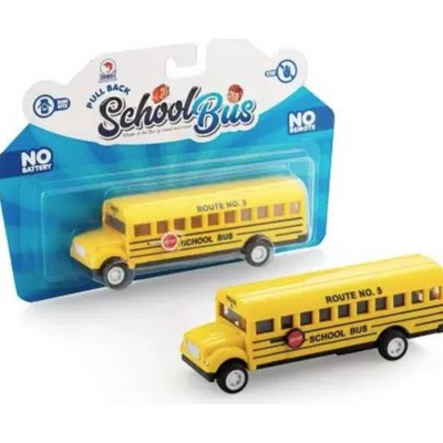 Pull Back School Bus Toy