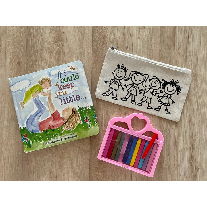 DIY Colouring Best Friends Pouch