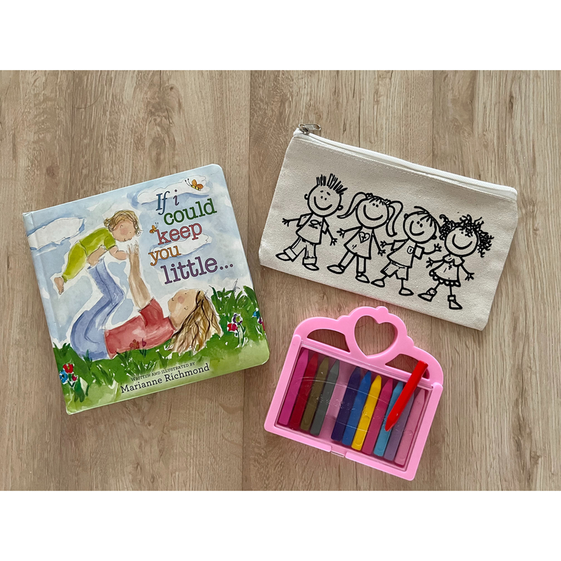 DIY Colouring Best Friends Pouch