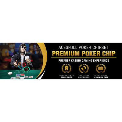 Acesfull Poker Chip Set - Clay Material (300 and 500 Pieces)