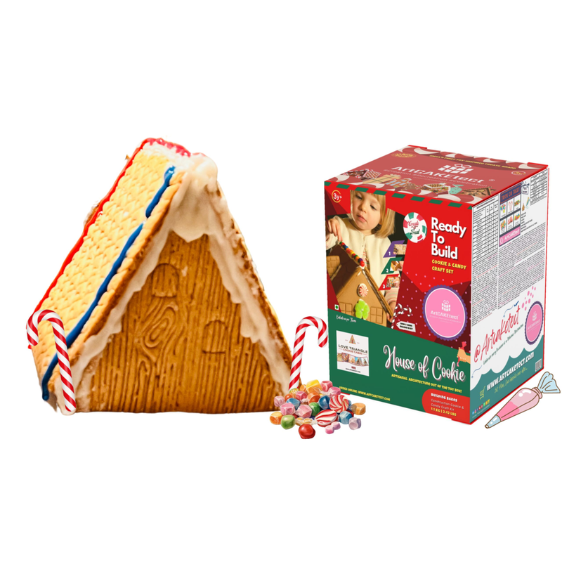 Love Triangle Cookie Cabin (House of Cookie Kit)