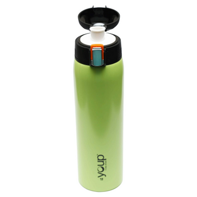 Youp Thermosteel lime green color water bottle ROYAL - 750 ml