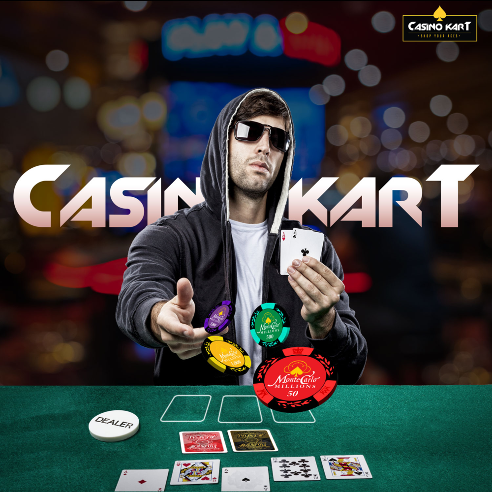 Monte Carlo Poker Chip Set - 300 & 500 Pieces (Grown Ups)