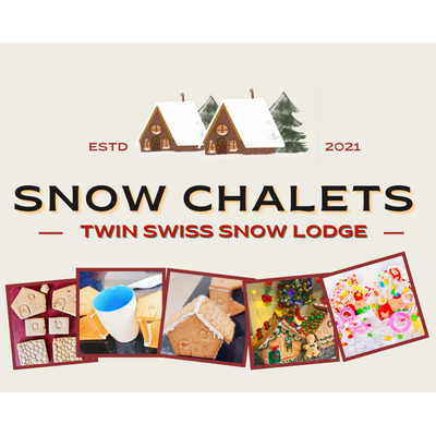 Twin Swiss Snow Lodge (House of Cookie Kit)