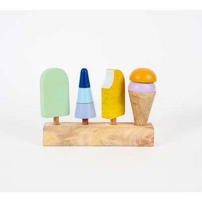 Wooden Icecream Stacking Toy