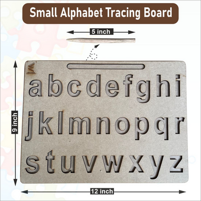 Wooden Small Alphabet Tracing board