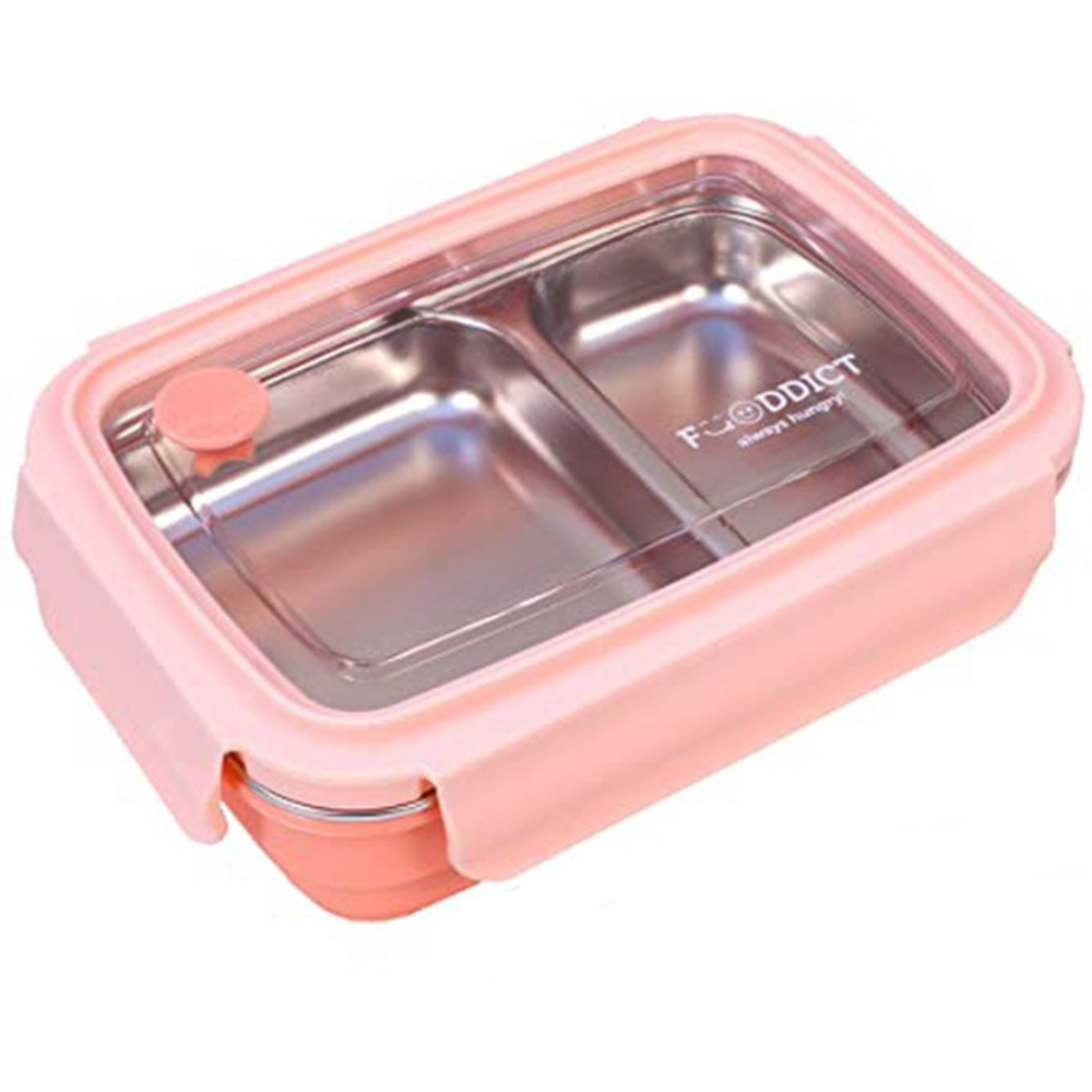 2 Compartment Slim Lunch Box (500ml)