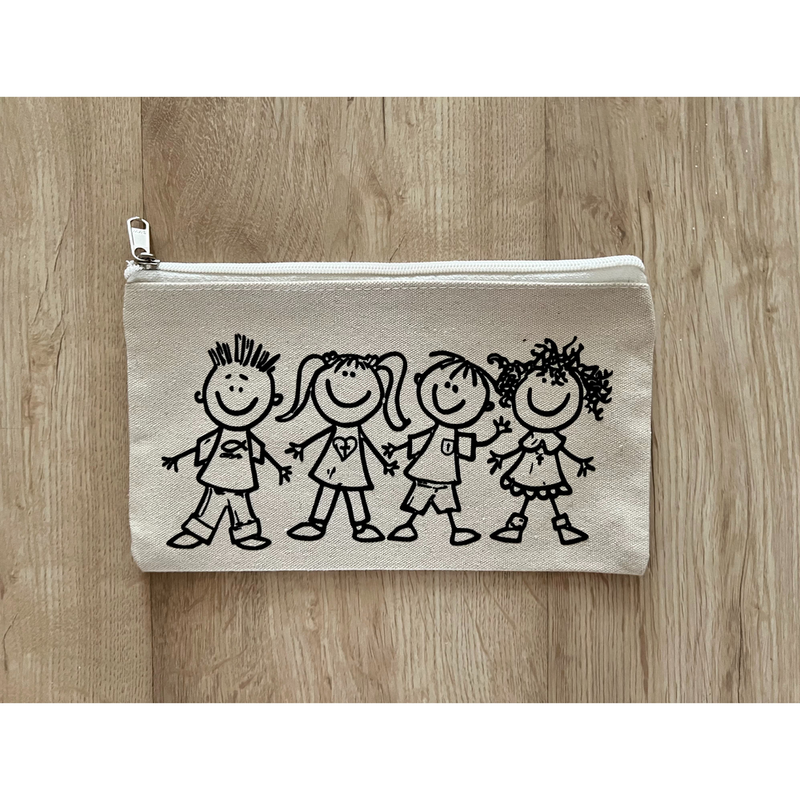 DIY Colouring Best Friends Pouch