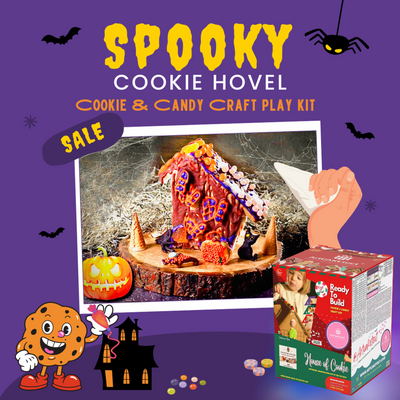Spooky Cookie Hovel Halloween Haunted Mansion (House of Cookie Kit)