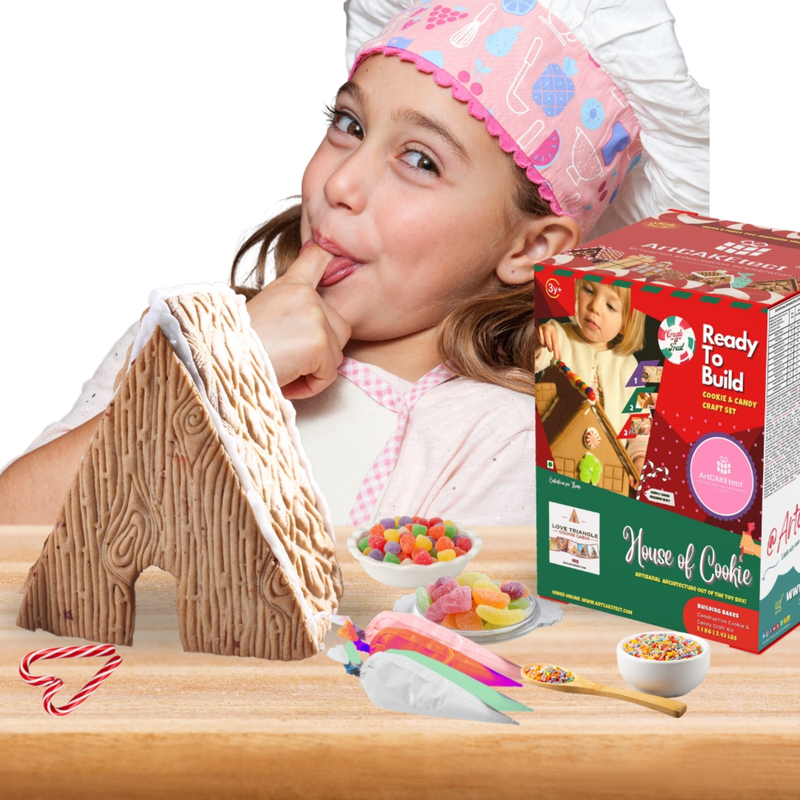 Love Triangle Cookie Cabin (House of Cookie Kit)