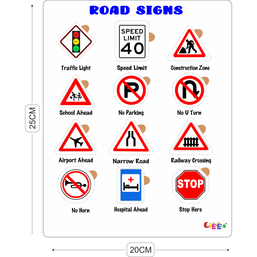 Educational Puzzle - Road Signs