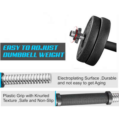 PVC Adjustable Dumbbell set (16 Kg) | 18+Years