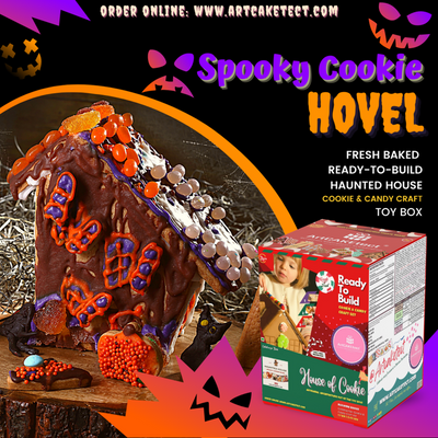 Spooky Cookie Hovel Halloween Haunted Mansion (House of Cookie Kit)
