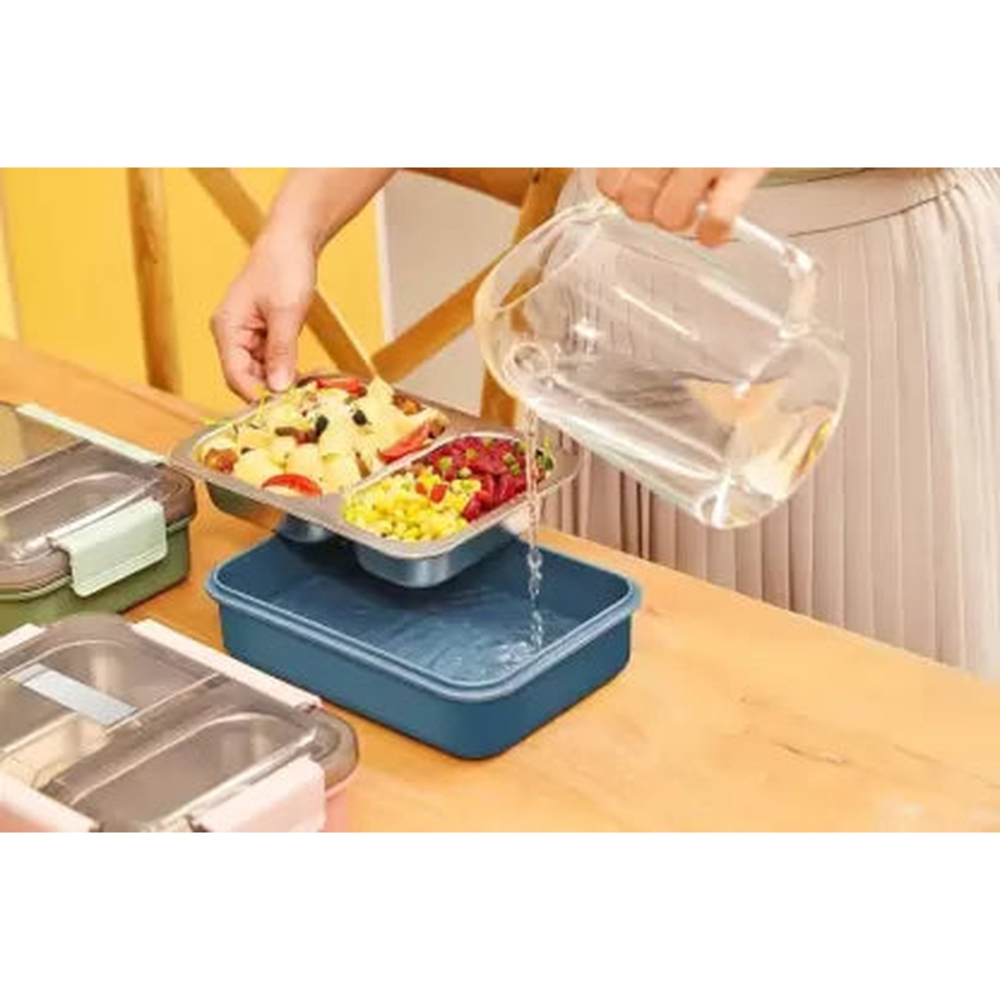 2 Compartment Slim Lunch Box (500ml)