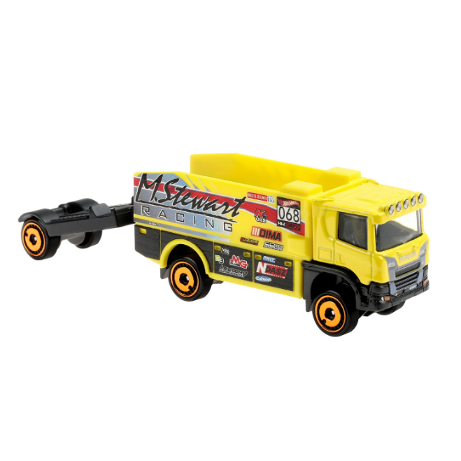 Licensed Diecast Hotwheels Scania Rally Toy Track Truck