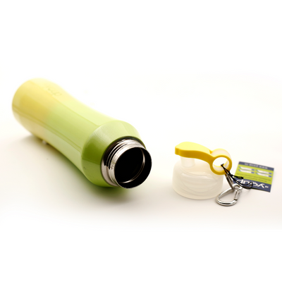 Youp Thermosteel Green and Yellow Color Water Bottle PASSION901 - 900 ml