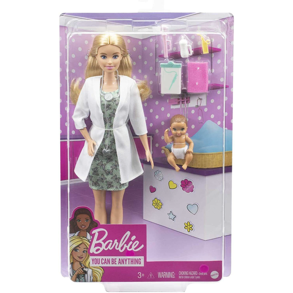 Barbie builder doll playset sale blonde