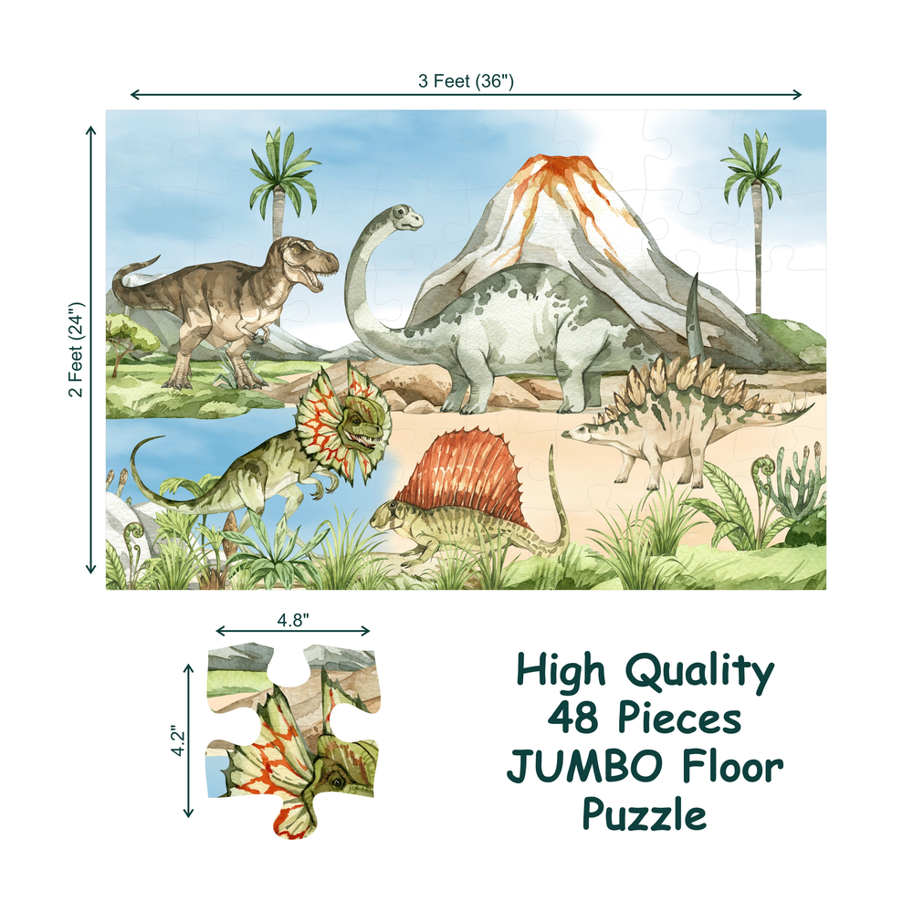 Link & Learn Floor Puzzle (48 Pieces Puzzle)