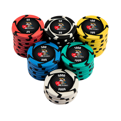 Swirl Modiano Poker Chips Set (300 And 500 Pieces)