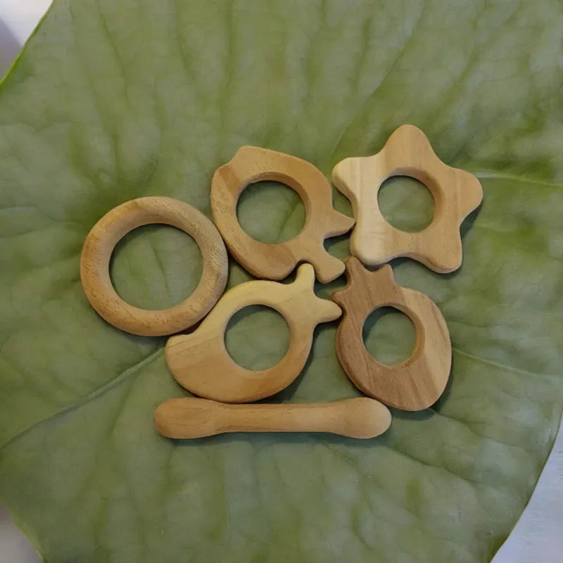 Buy Pack of 6 Neem Teethers for Babies (6-12 Months) on Snooplay India