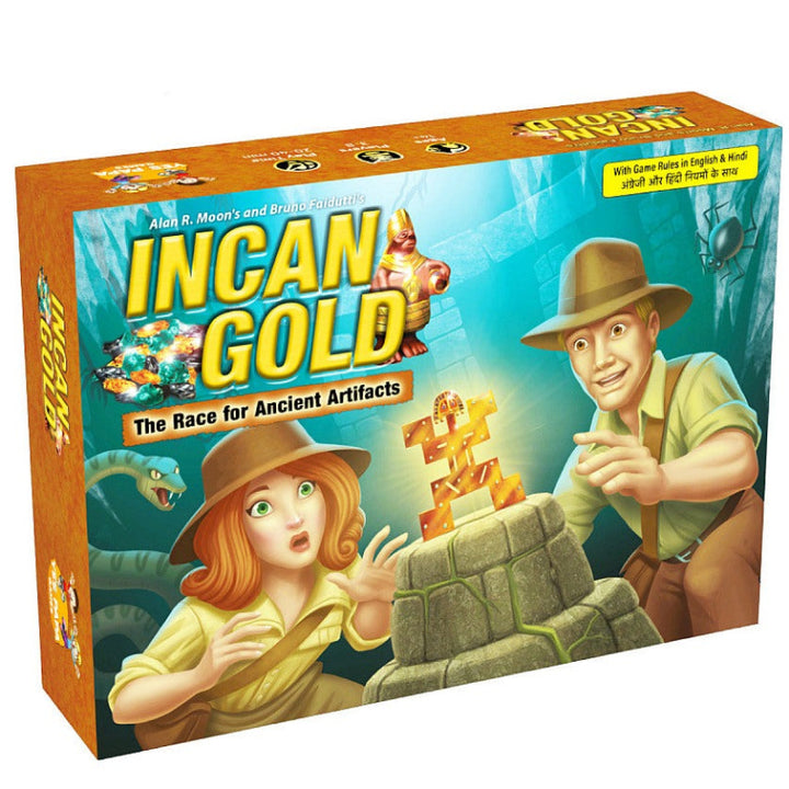 Incan Gold (Multiplayer Fun Press-Your-Luck Game)