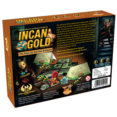 Incan Gold (Multiplayer Fun Press-Your-Luck Game)