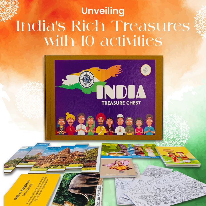 India Treasure Chest Activity Box (5-10 Years)