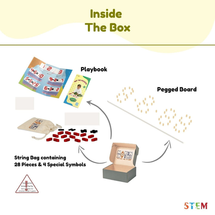 STEM Dot the Numbers Math Puzzle