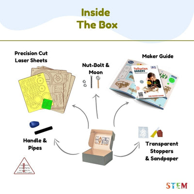 DIY STEM Educational Tellurion Orrery Construction Kit