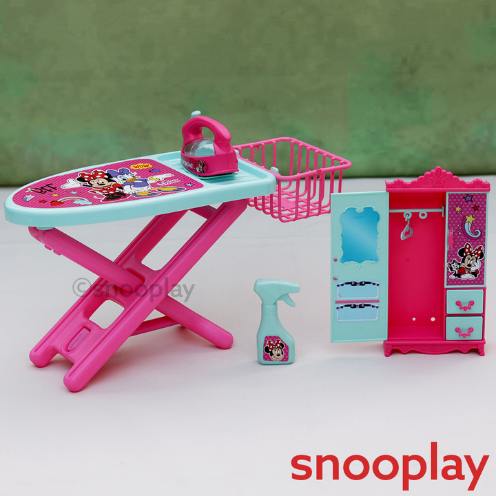 8 Pieces Original Disney Minnie Mouse Realistic Ironing Playset (3-7 Years)