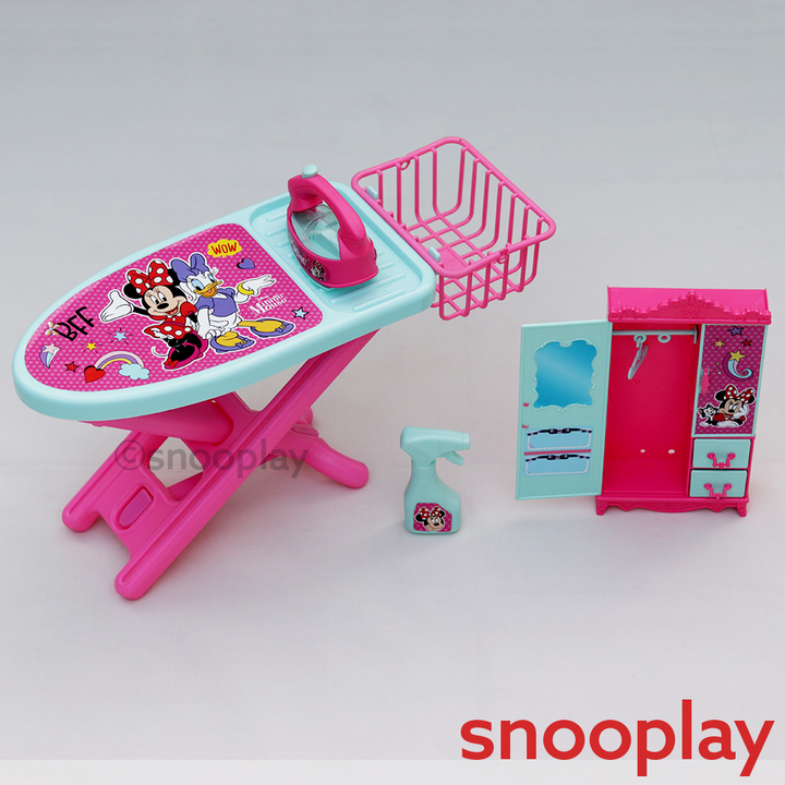 8 Pieces Original Disney Minnie Mouse Realistic Ironing Playset (3-7 Years)