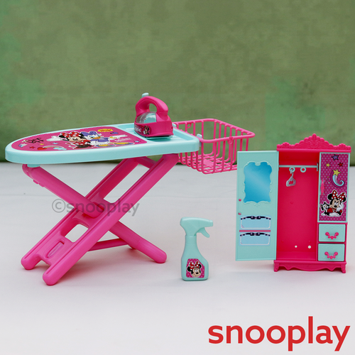 8 Pieces Original Disney Minnie Mouse Realistic Ironing Playset (3-7 Years)