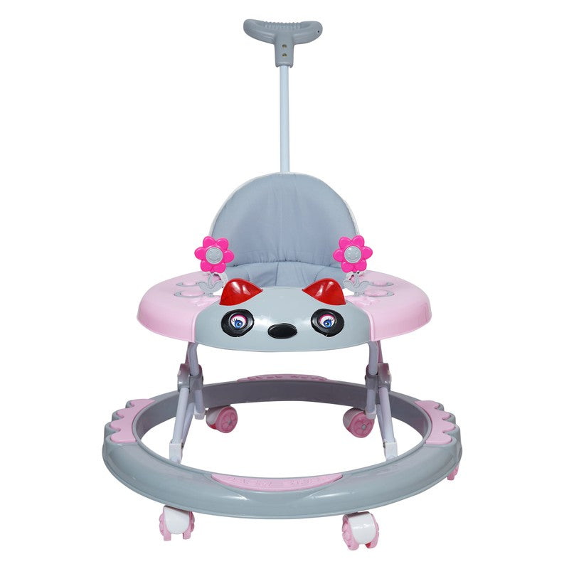 Jerry Musical Activity Walker With Parental Control Rod (9 Months to 1.5 Years) | COD Not Available | Pink