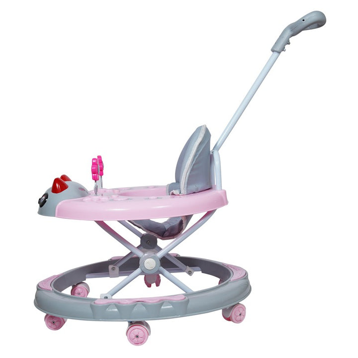 Jerry Musical Activity Walker With Parental Control Rod (9 Months to 1.5 Years) | COD Not Available | Pink