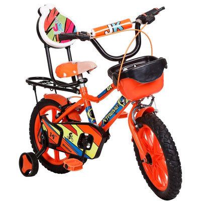 14 Inches Mag Wheel  Kids Cycle for 2 to 5 Years of Boys and Girls (JK14 Mag Wheel) Orange - COD Not Available